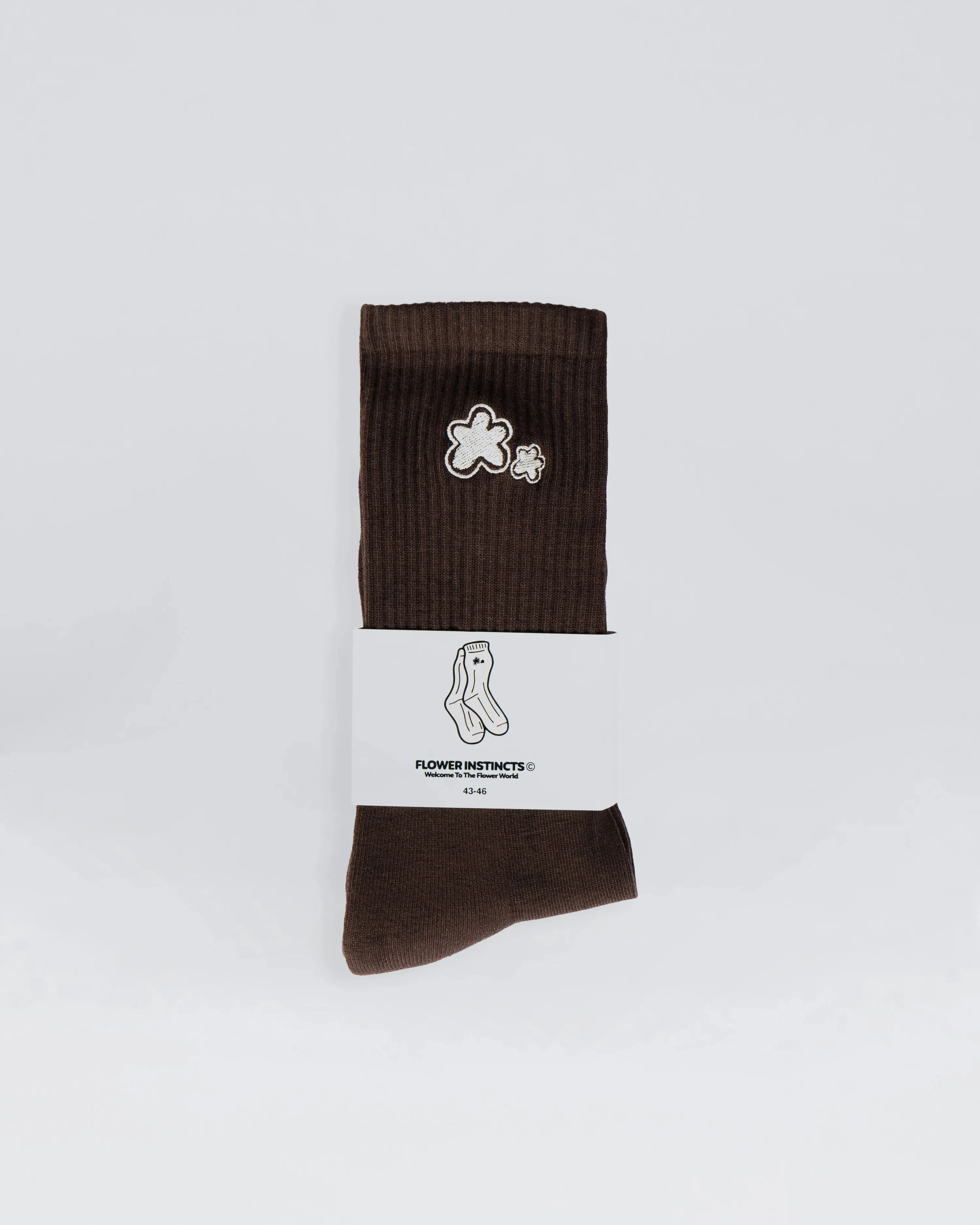 Socks Brown/Creme