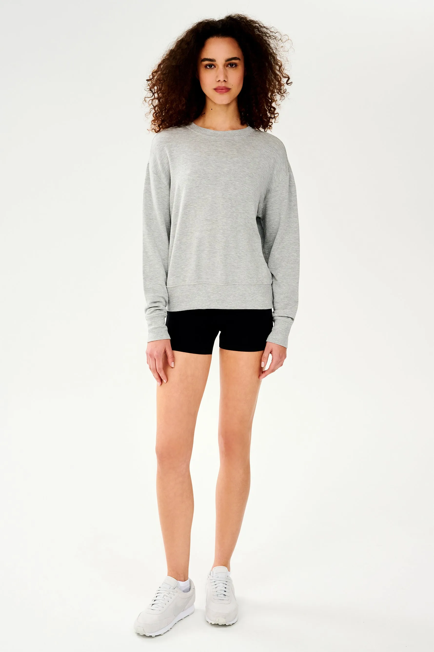 Sonja Fleece Sweatshirt - Heather Grey