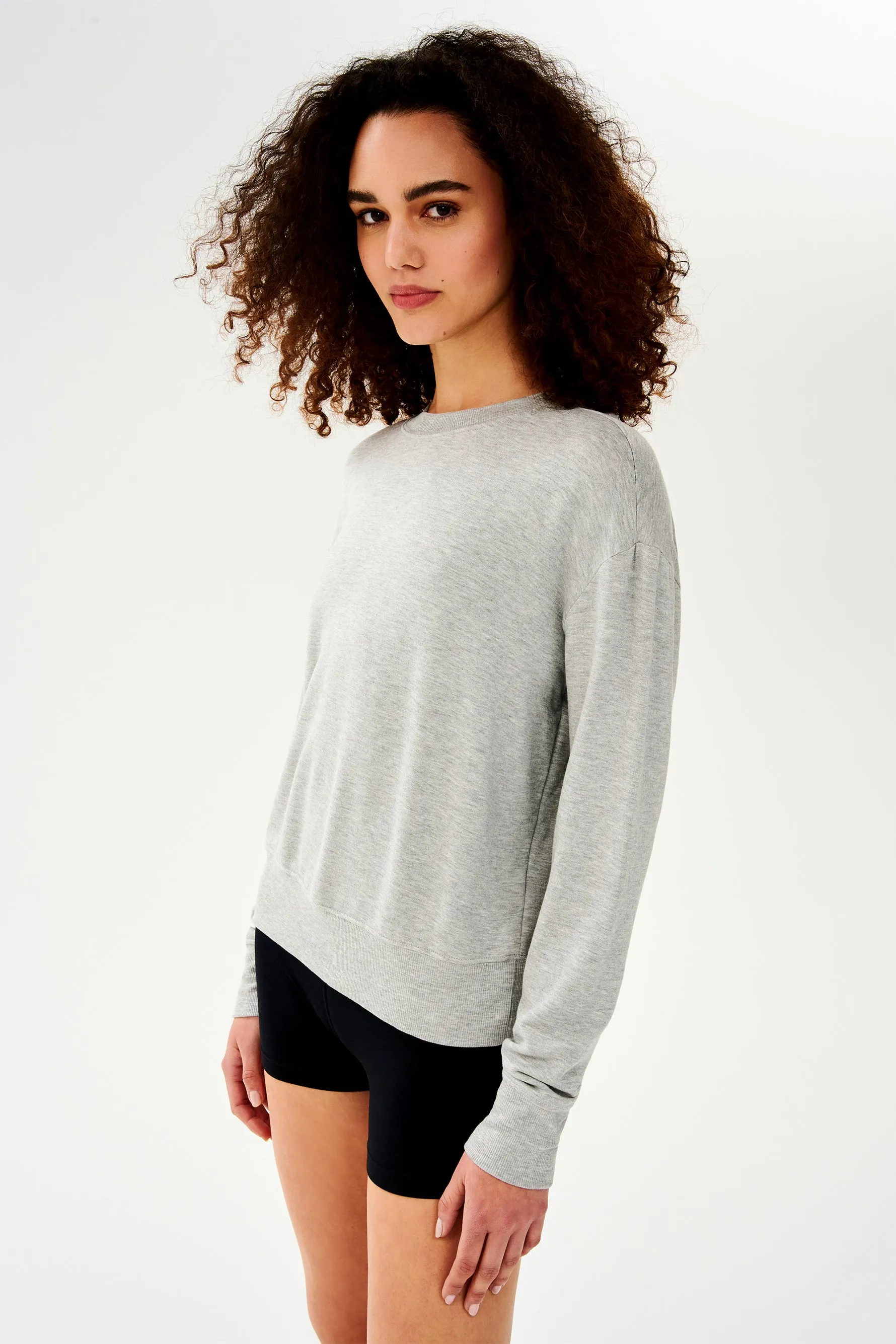 Sonja Fleece Sweatshirt - Heather Grey