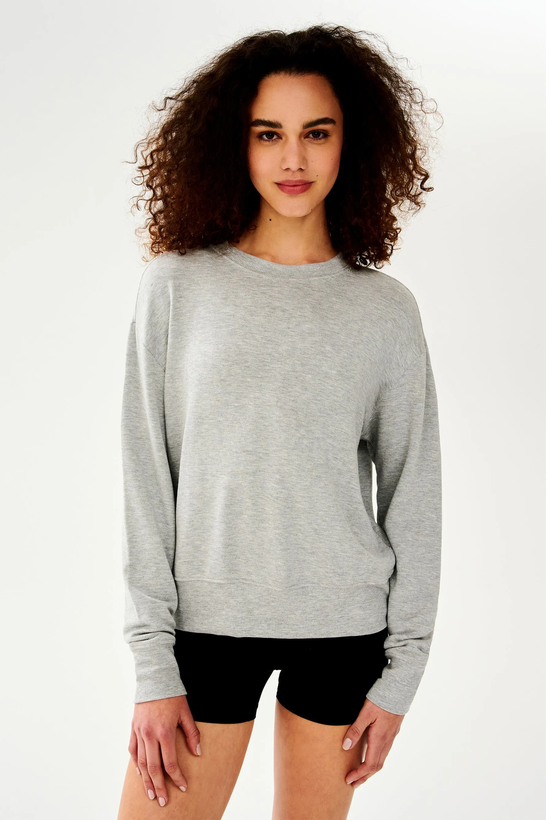 Sonja Fleece Sweatshirt - Heather Grey