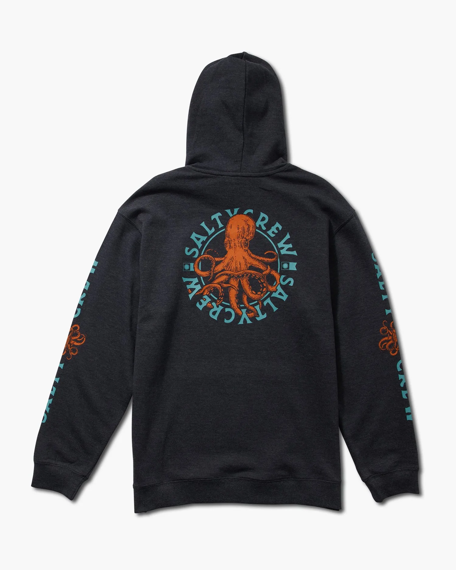 Tentacles Navy Heather Hood Fleece