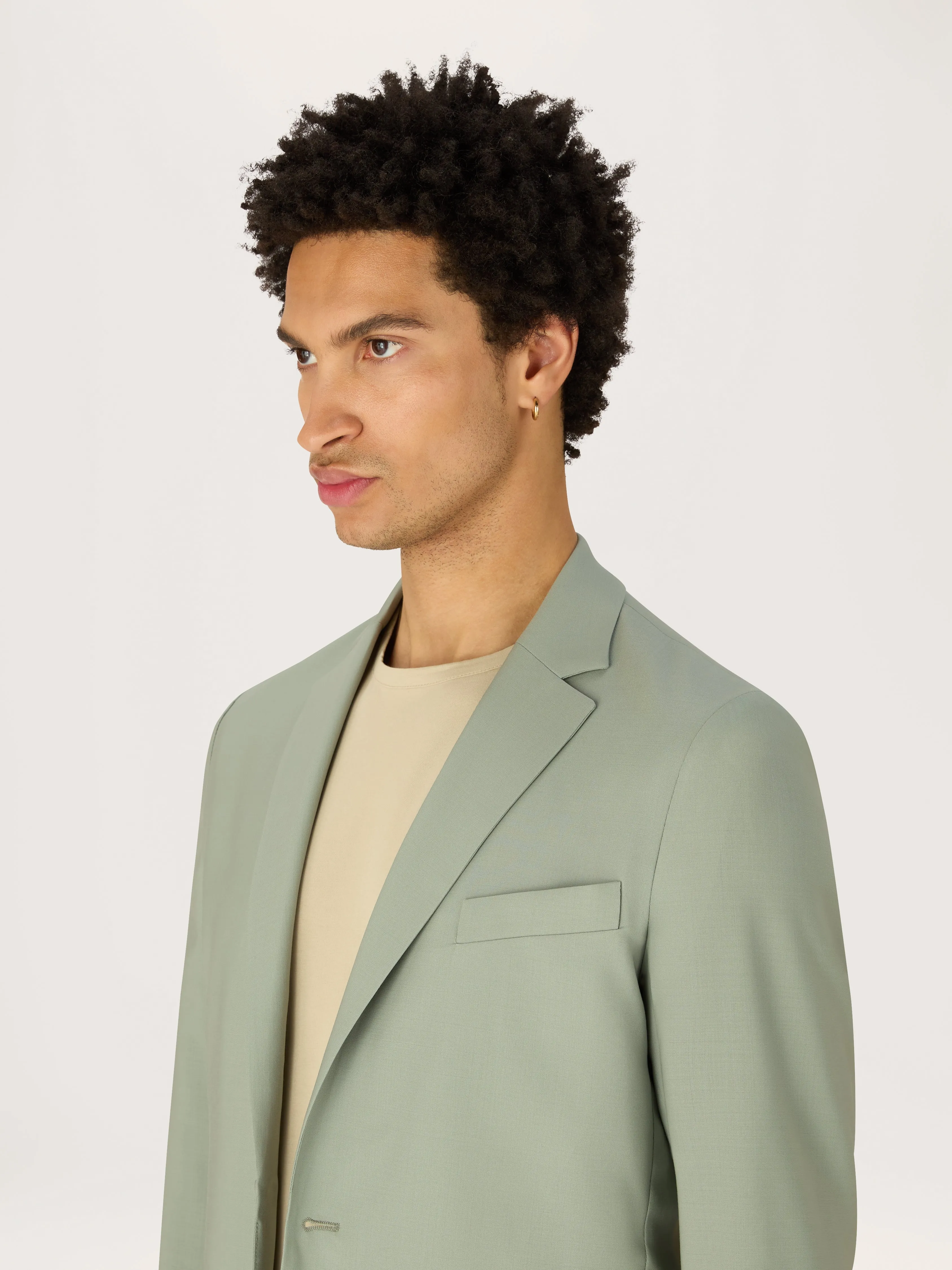 The Tropical Wool 24 Blazer || Sage | Tropical Wool