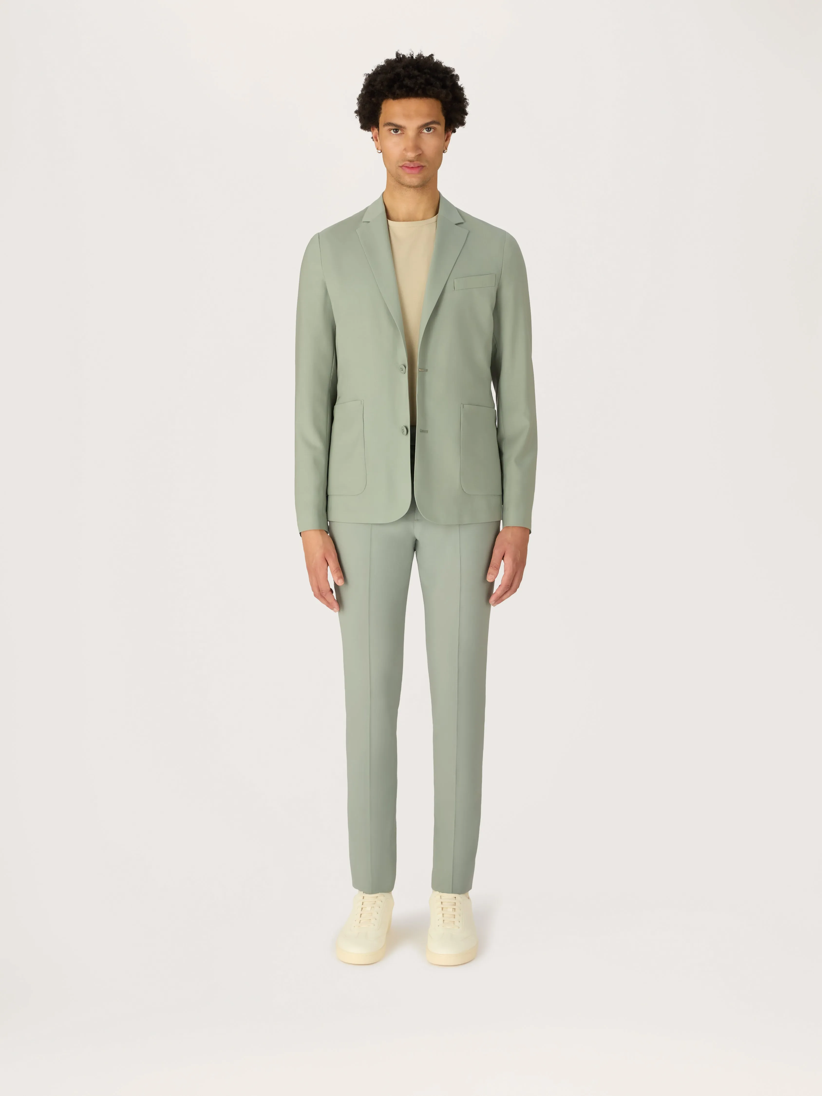 The Tropical Wool 24 Blazer || Sage | Tropical Wool