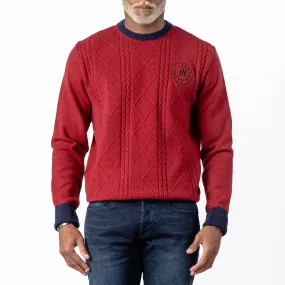 TSHEPO LAMBS WOOL JERSEY, BERRY