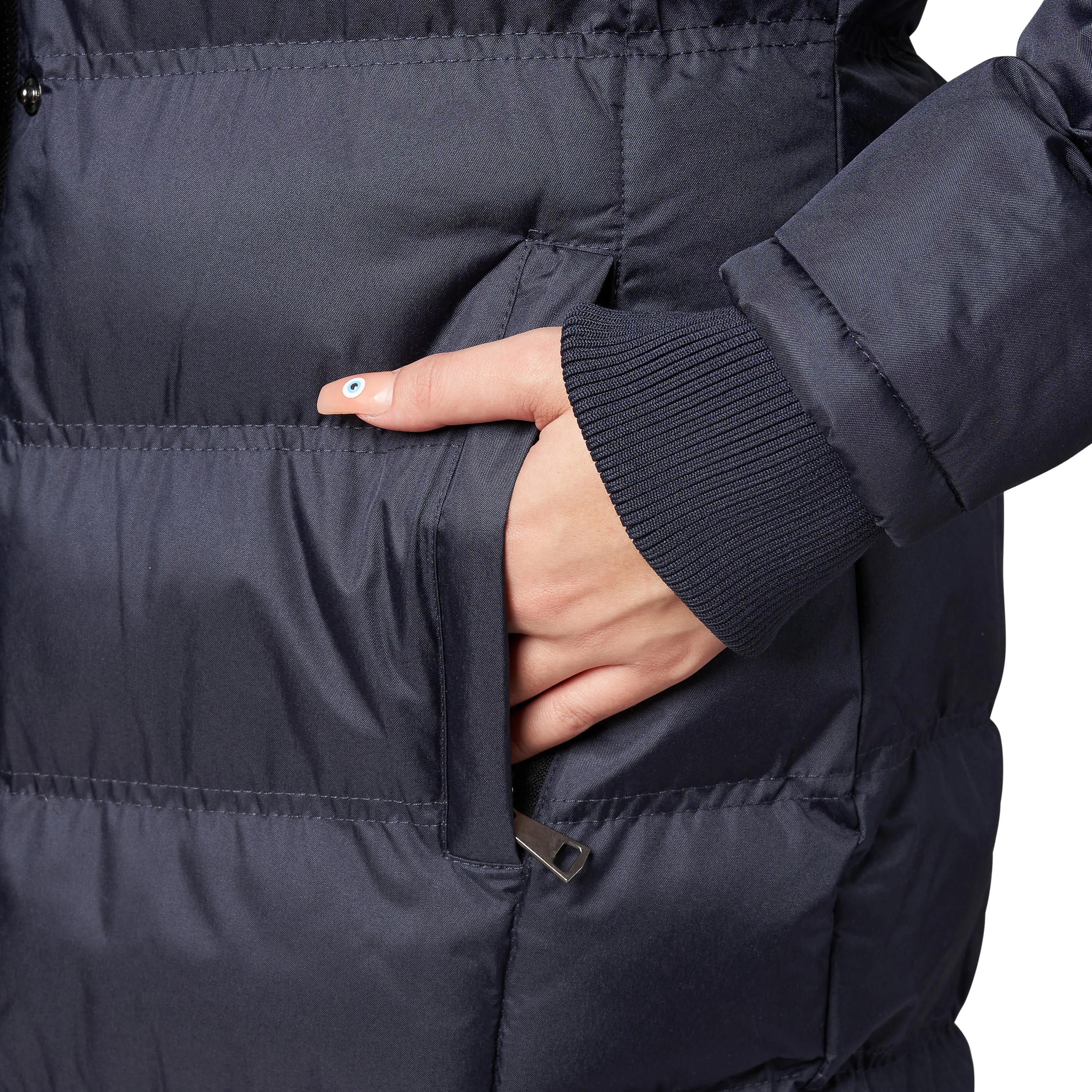 U2Wear Full Length Ladies Water Resistant Puffer Coat