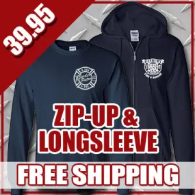 Winter Special - Personal Zip-up Hooded Sweatshirt & Longsleeve T-shirt - G186 & G240