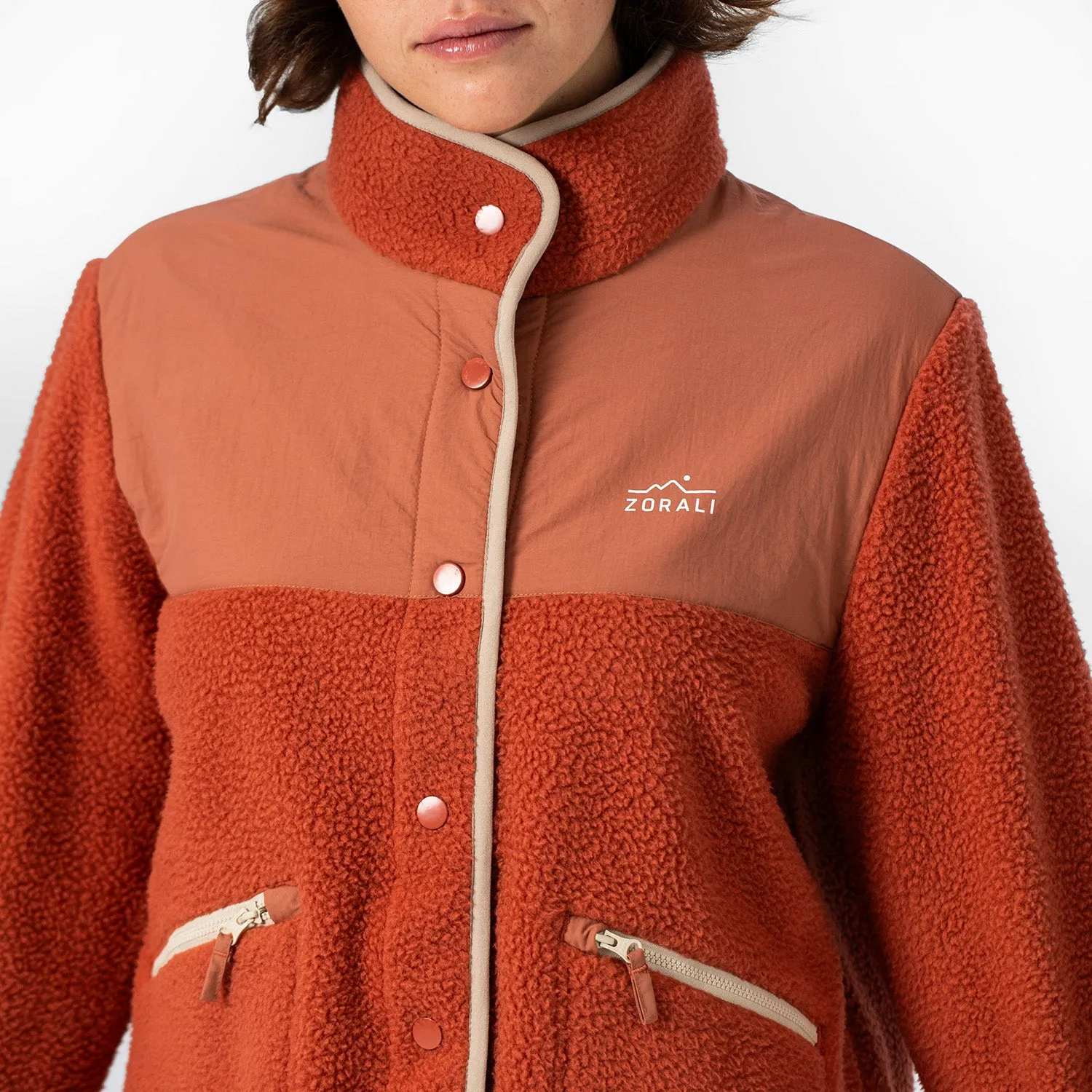 Womens Trail Fleece Redwood