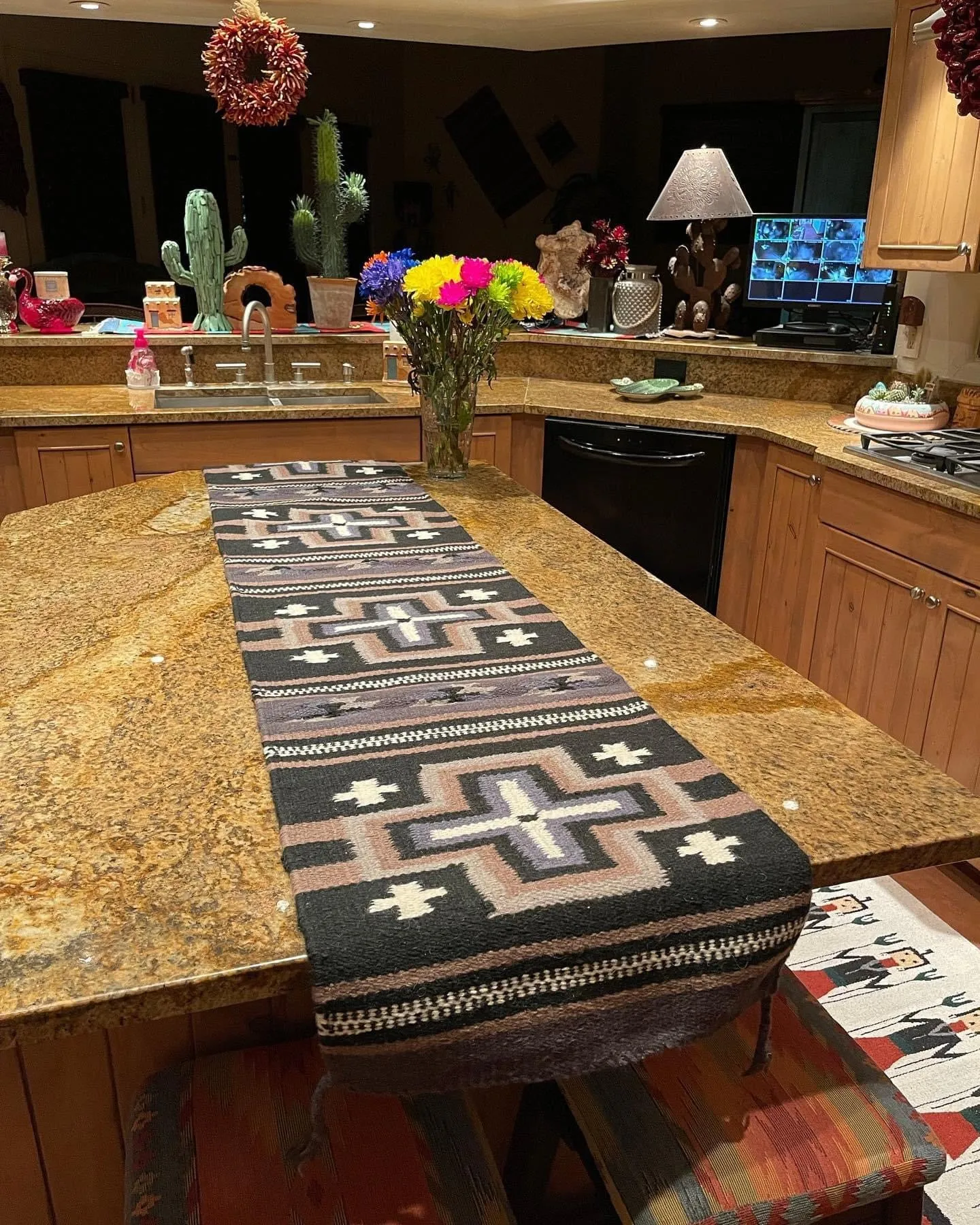 XL WOOL Southwest Table runner